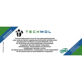 Silikonfett Silikonpaste Techmol NSF Dose 200g