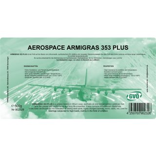 AEROSPACE ARMIGRAS 353 PLUS 400g Lube Shuttle Cartridge -73 bis 130° C