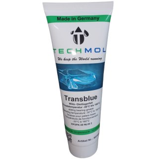 Techmolit - Transblue Blue Langzeitfett Gleitlager Wälzlager Lithiumkomplexfett 200g Tube